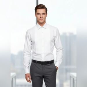 $90 Calvin Klein Mens Infinite Color Regular-Fit Stretch Shirt